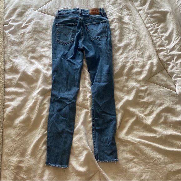 LEVIS 721 HIGH RISE SKINNY JEANS 27 - Picture 3 of 4